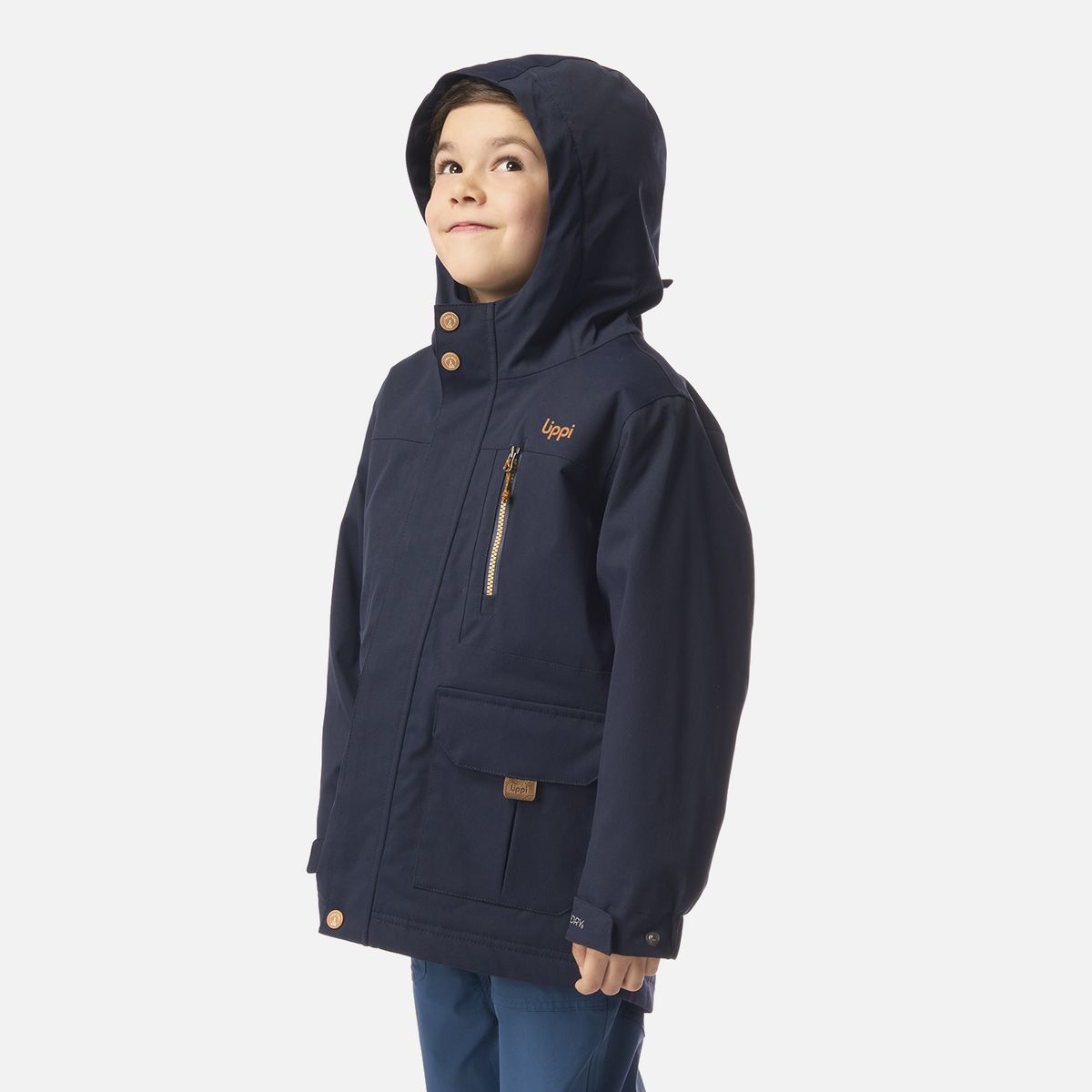 LIPPI - Chaqueta Niño Roble B-Dry Hoody Jacket Azul Marino Lippi