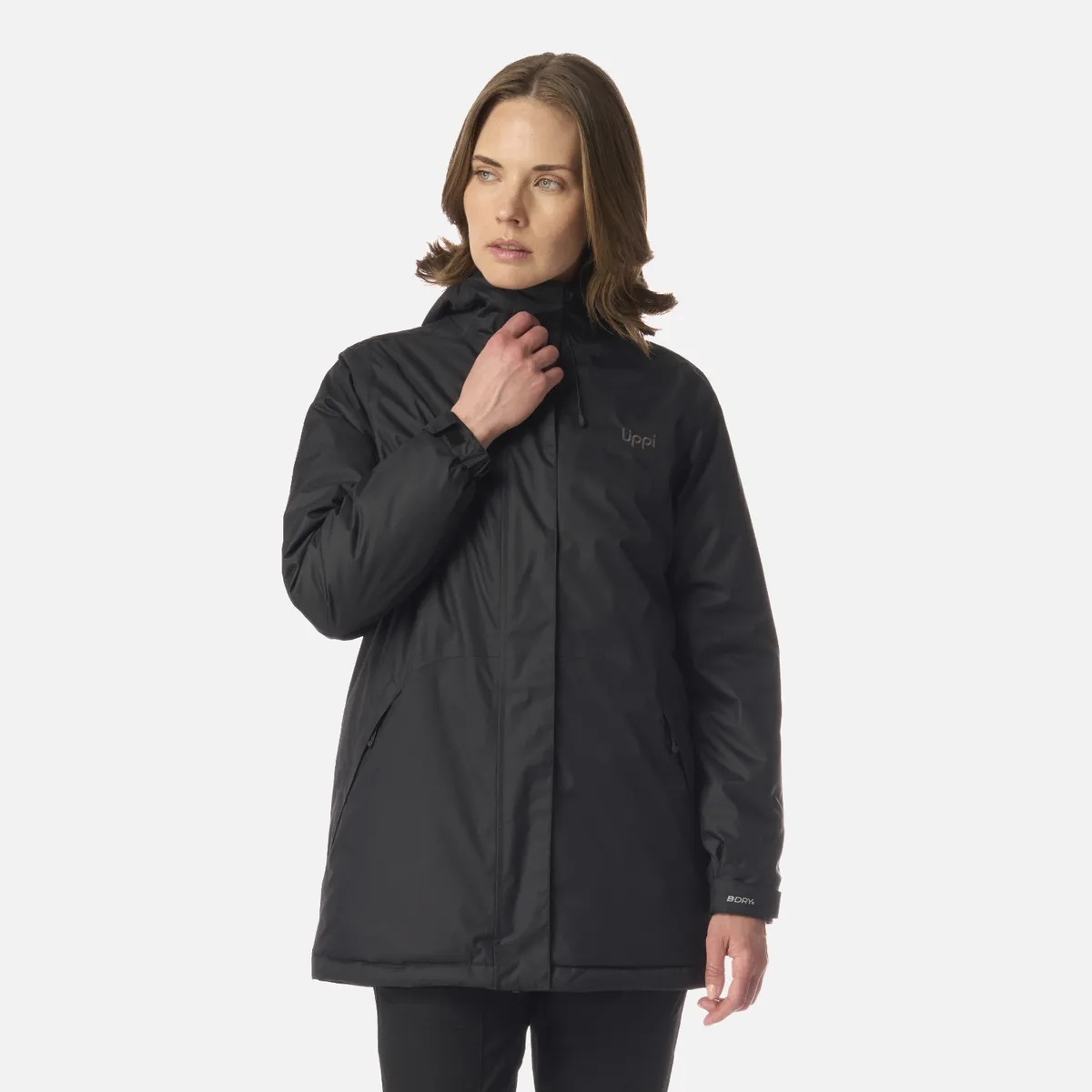 LIPPI - Chaqueta Mujer Gunther B-Dry Hoody Jacket Negro Lippi