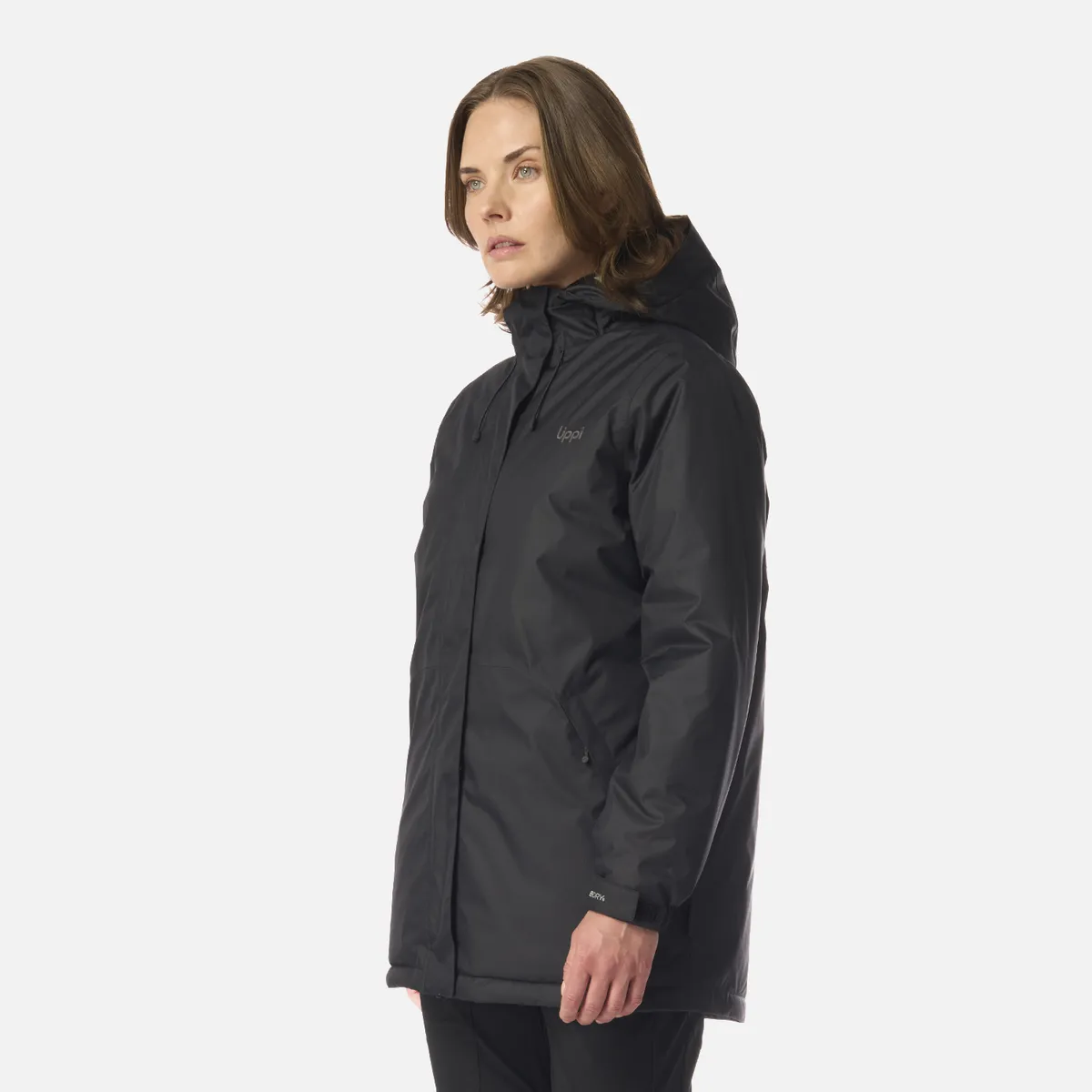 LIPPI - Chaqueta Mujer Gunther B-Dry Hoody Jacket Negro Lippi