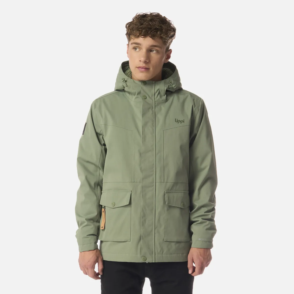 LIPPI - Chaqueta Teen Boy Roble B-Dry Hoody Jacket Jade Oscuro Lippi