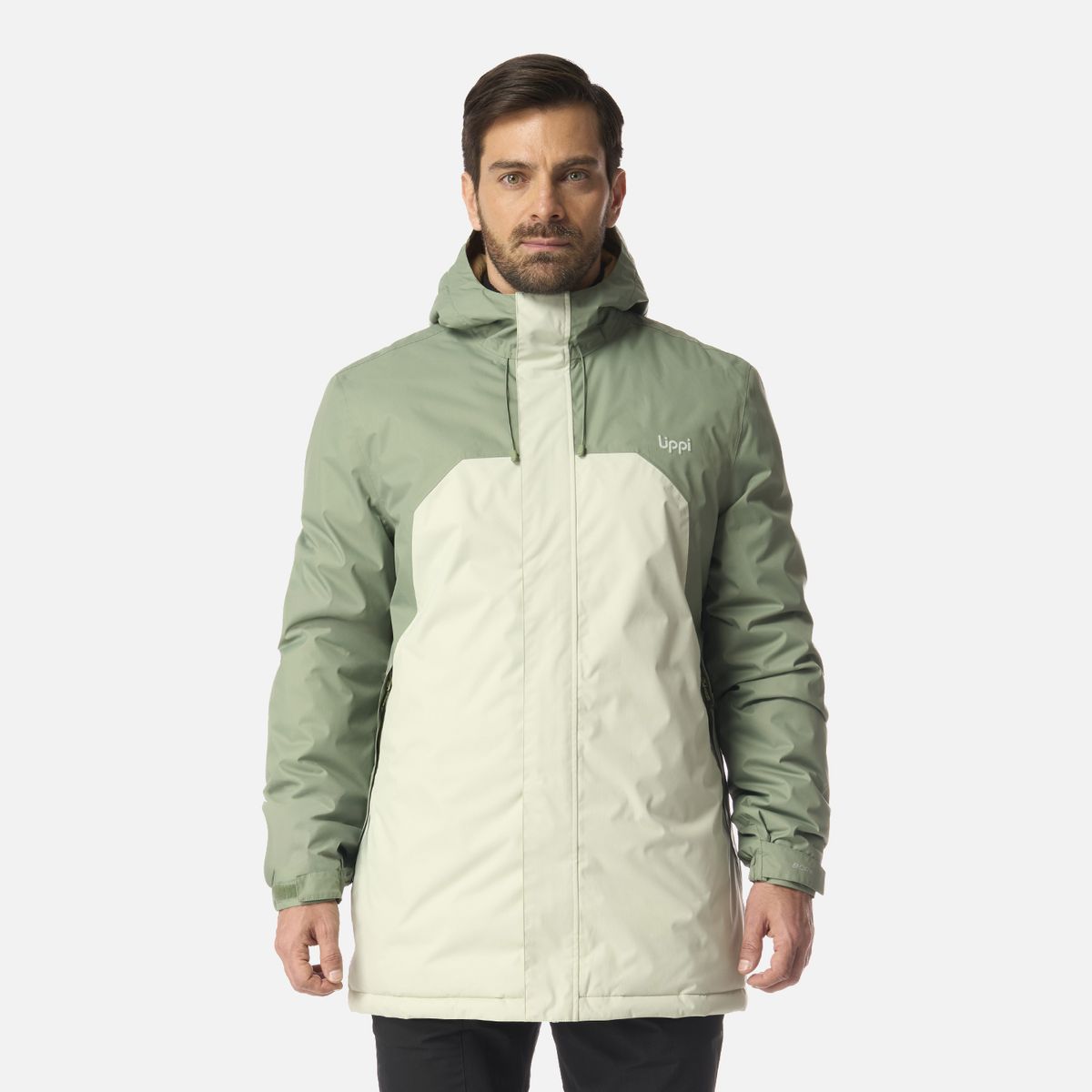 LIPPI - Chaqueta Hombre Gunther B-Dry Hoody Jacket Jade Oscuro Lippi