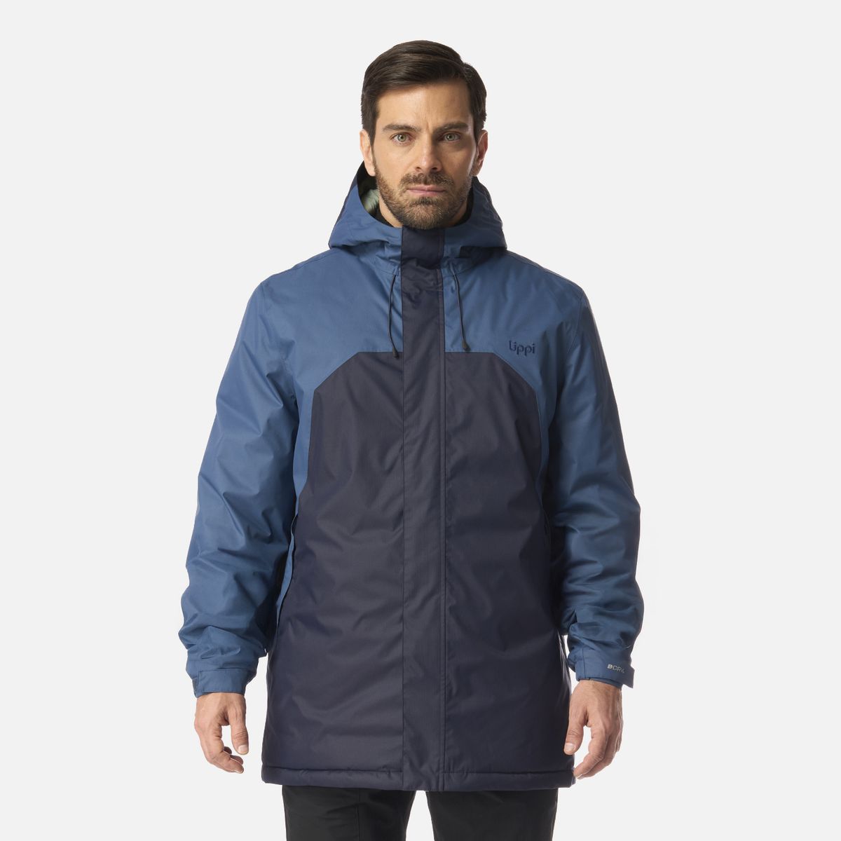 LIPPI - Chaqueta Hombre Gunther B-Dry Hoody Jacket Azul Oscuro Lippi