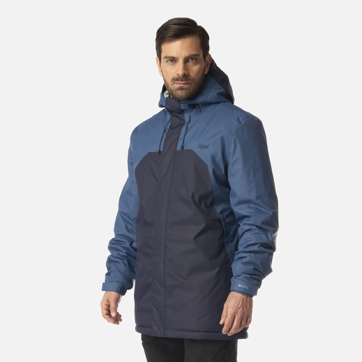 LIPPI - Chaqueta Hombre Gunther B-Dry Hoody Jacket Azul Oscuro Lippi