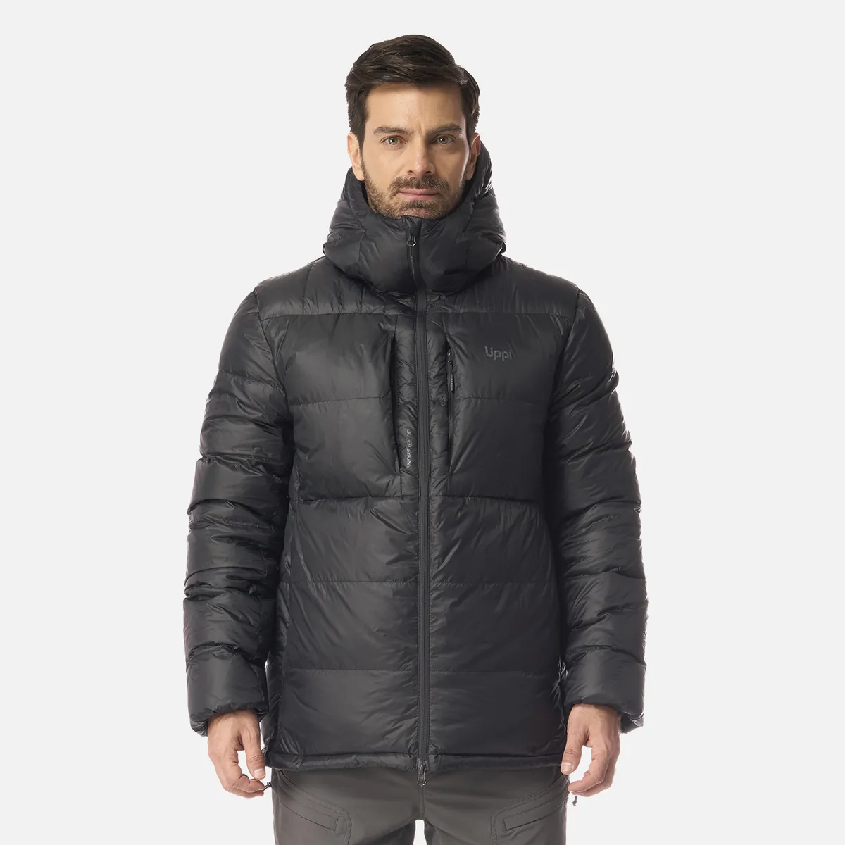 LIPPI - Chaqueta Hombre Reichert Down Hoody Jacket Negro  Lippi