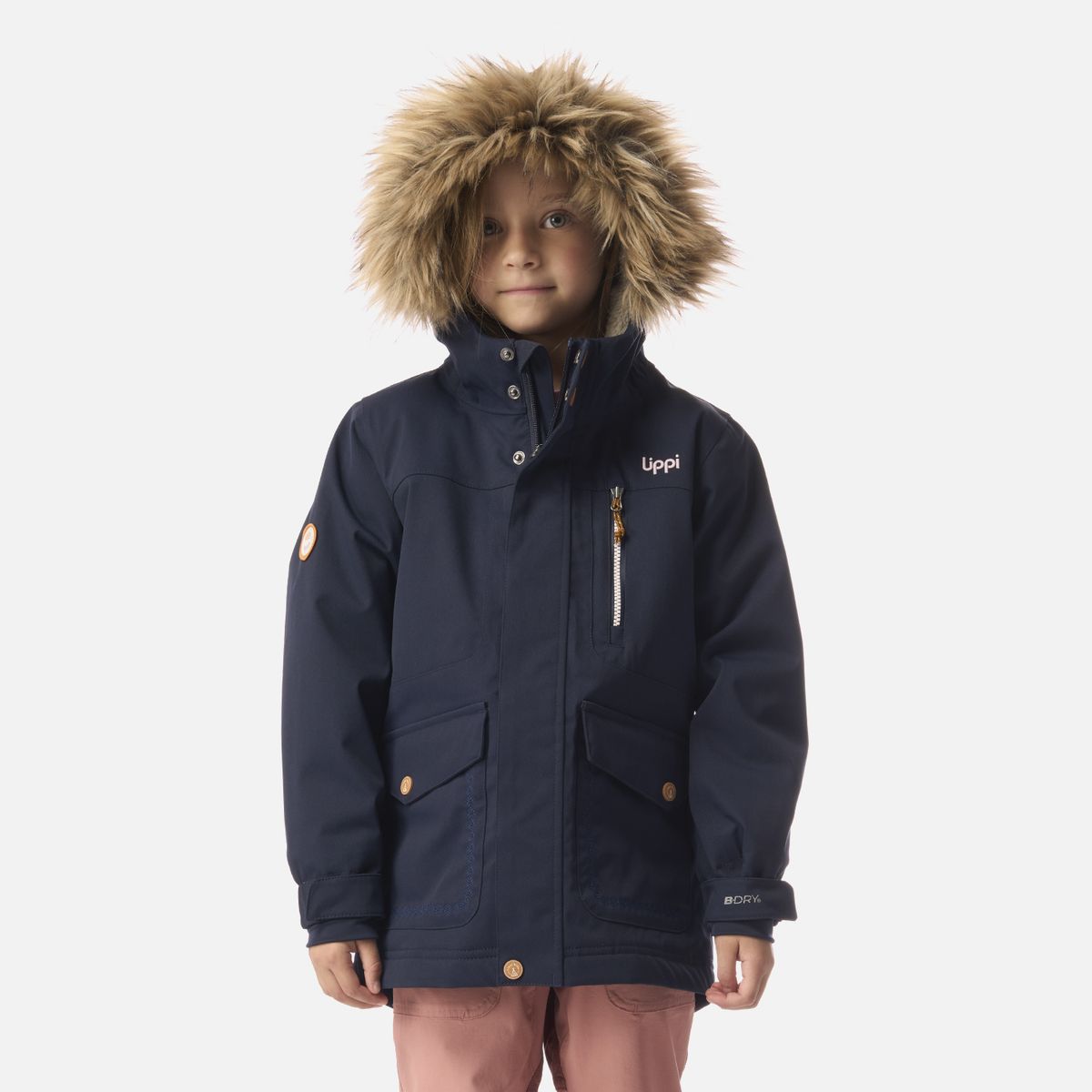 LIPPI - Chaqueta Niña Roble B-Dry Hoody Jacket Azul Marino Lippi
