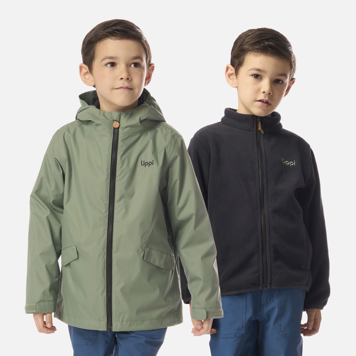 LIPPI - Chaqueta Niño Snowball Fusion-3 Hoody Jacket Jade Oscuro Lippi