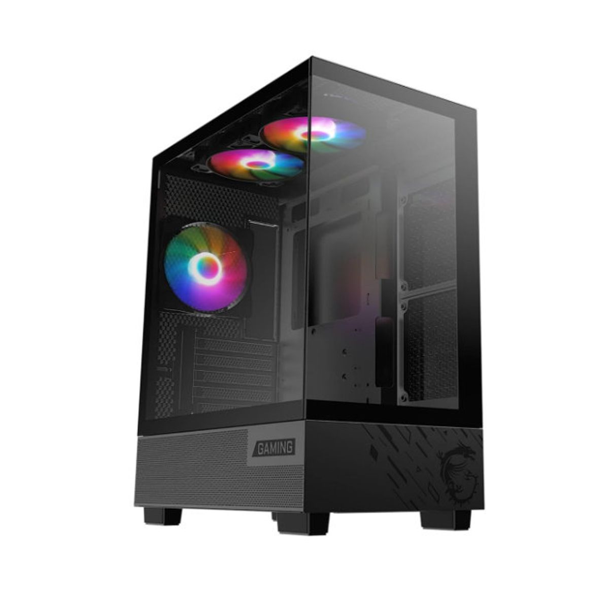 MSI - Gabinete - MSI PAG PANO M110A - SFuente - m-ATX - Negro