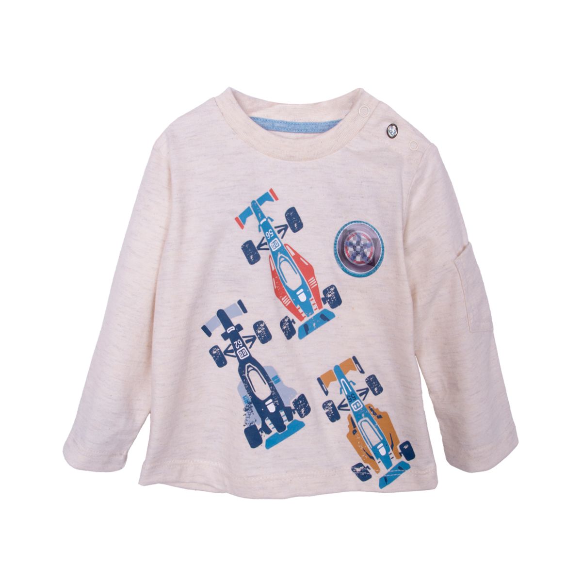 PILLIN - Polera  Gris Niño Pillin PVD622-26MLG