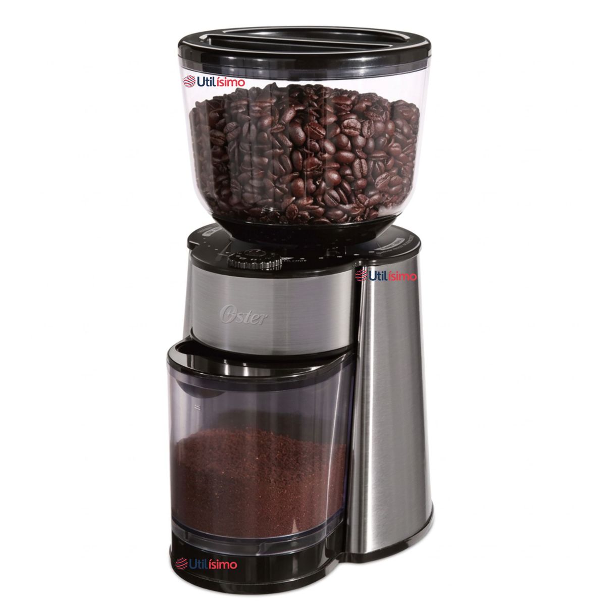 OSTER - Oster® Molinillo de Café, Accesorio, Con 18 Ajustes De Grosor, Incluye Accesorios, BVSTBMH23