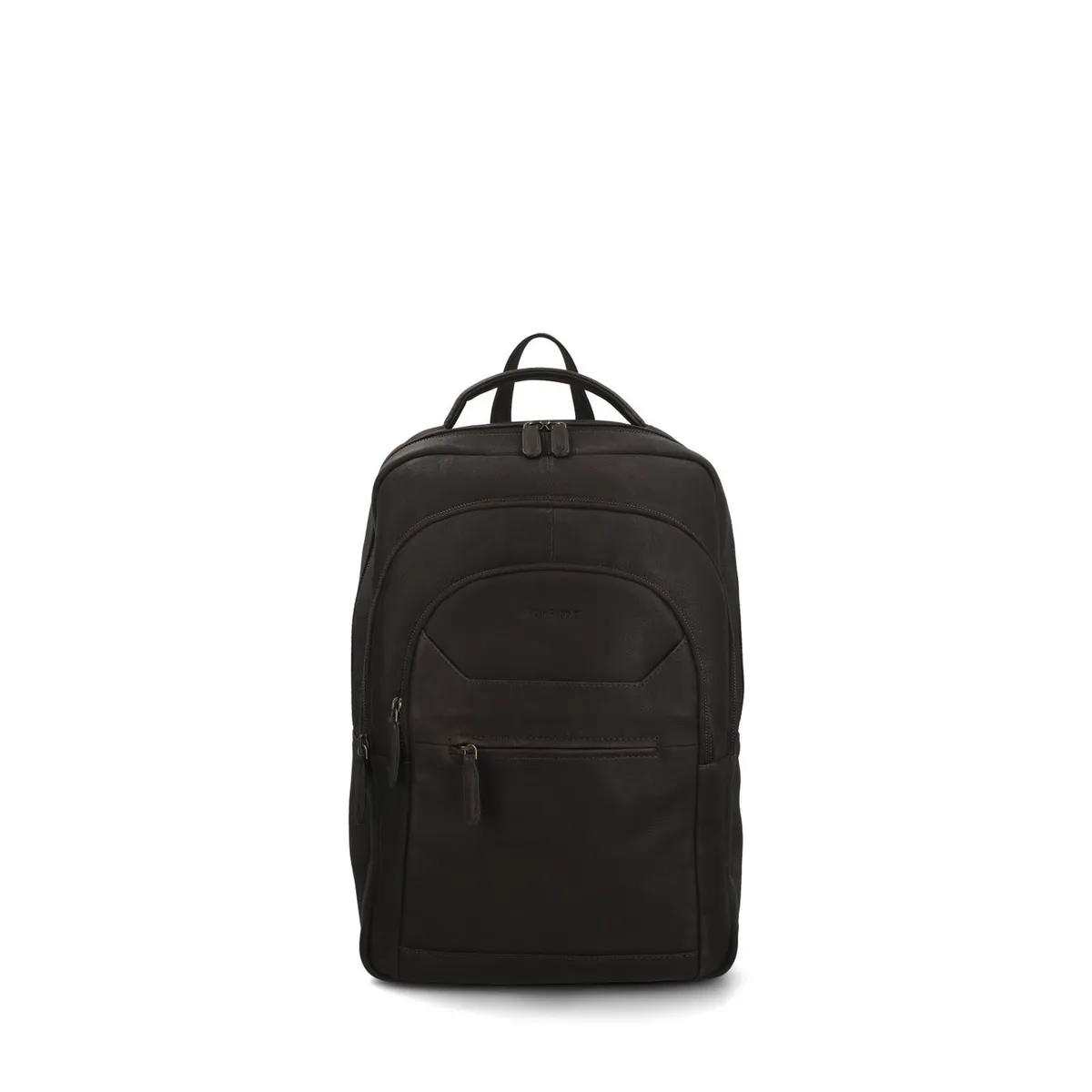 HUSH PUPPIES - Mochila Cuero Hombre Th Gael Back Café HUSH PUPPIES