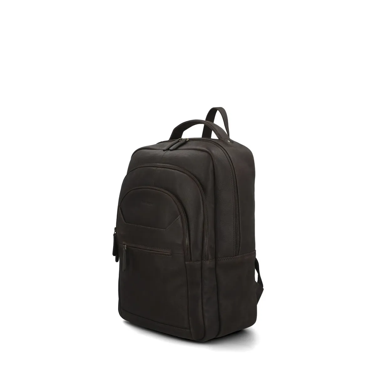 HUSH PUPPIES - Mochila Cuero Hombre Th Gael Back Café HUSH PUPPIES