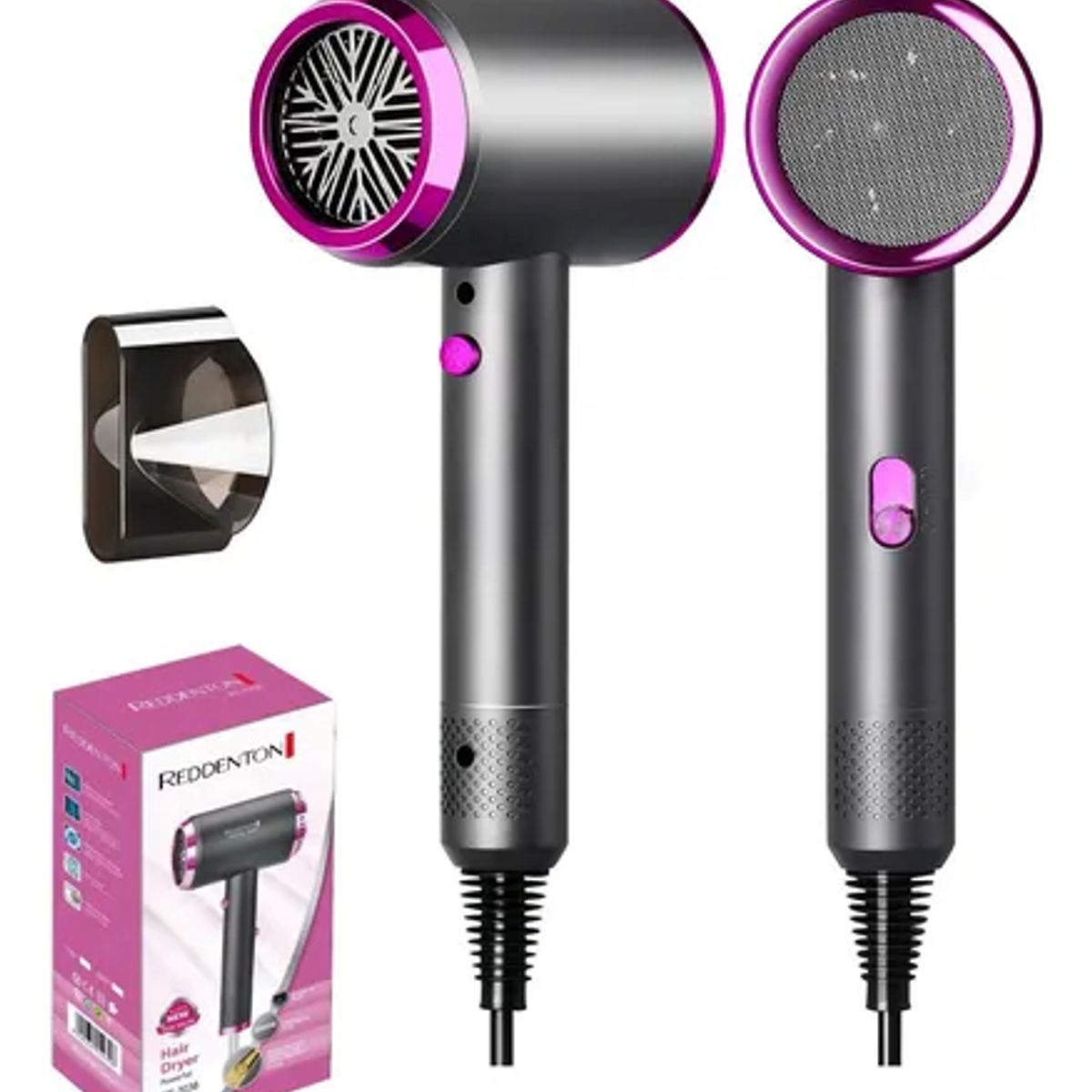 EVERSO - Secador De Pelo Iónico Profesional Fríocalor Con Boquilla