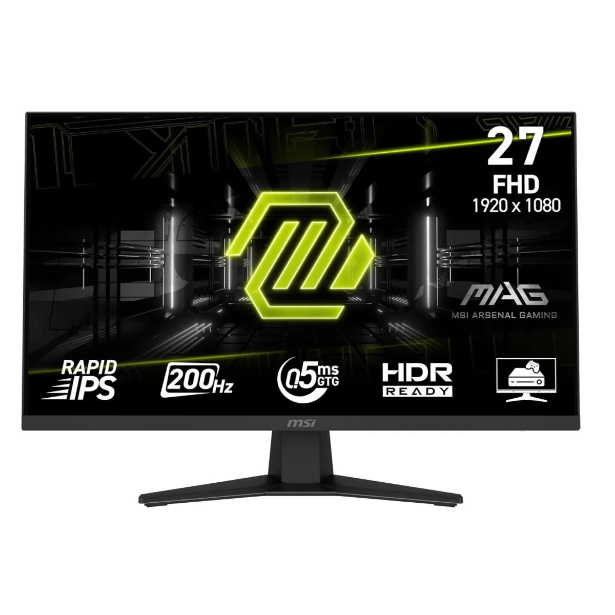 MSI - Monitor 27  (plano) - Msi Mag 274f - Full Hd - 5 Ms - 200 Hz