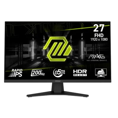 Msi Monitor 27 (Plano) - Mag 274F - Full Hd - 5 Ms - 200 Hz