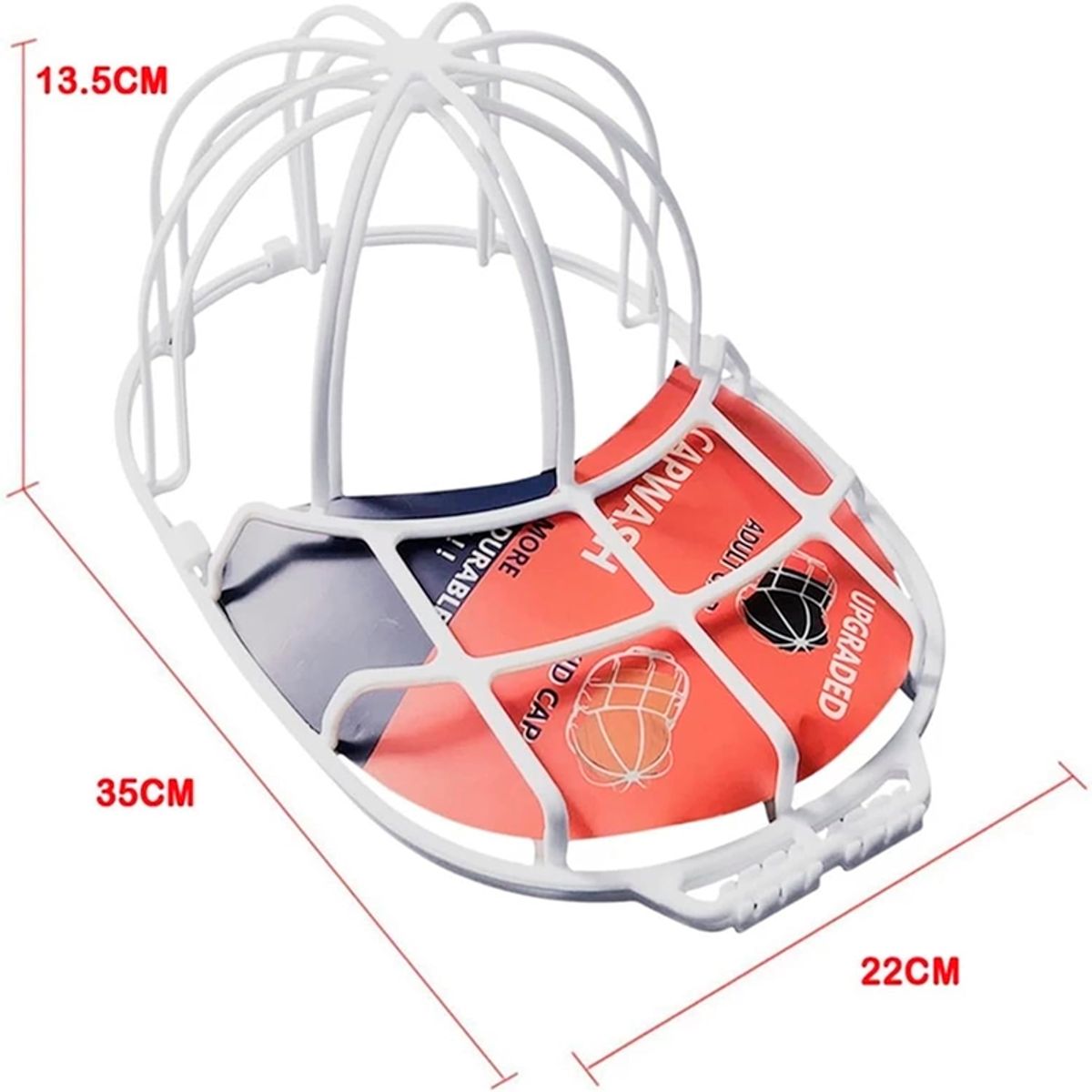 WAKESHOME - Bolsa de Lavandería para Jockey Malla Protectora para Gorras