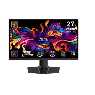 Msi Monitor 27"" - Mag 271Qp Qd-Oled X24 - Wqhd 0,03Ms 240Hz