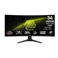 MSI - Monitor 34 Curvo - MAG 346CQ - UWQHD - 1ms - 180Hz