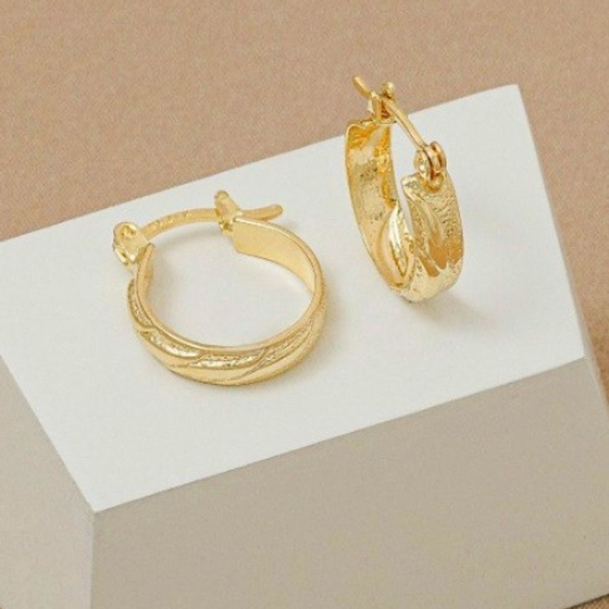 GENERICO - Aros Candongas OV oro laminado 18k