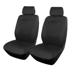 GENERICO - Fundas Cubre Asiento 2 Piezas Ecocuero Auto Universal