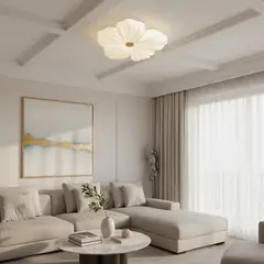 GENERICO - Lámpara Techo Flor Led 40w 3 Colores 220v Moderna
