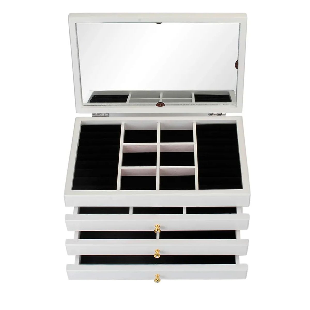 ITAHOME - ORGANIZADOR JOYERO 3 CAJONES BLANCO ALMA