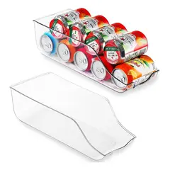 HOMEWELL - Organizador Acrílico para Refrigerador 34 x 14.5 x 10 cm