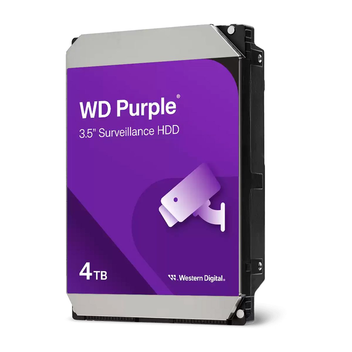 WESTERN DIGITAL - Disco Duro Interno WD Purple 4 TB Vigilancia PC / DVR / NVR