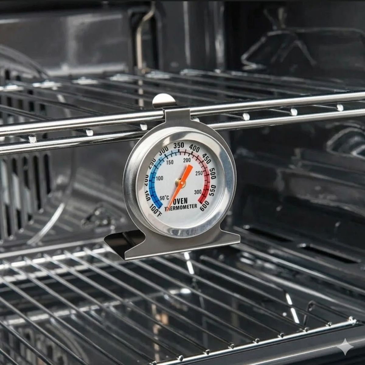 GENERICO - Termómetro Horno Indicador Temperatura Color Plateado