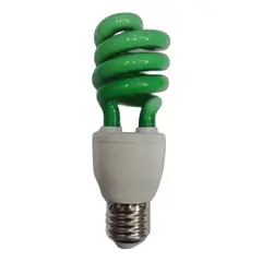 GEN - Ampolleta Color Decoracion Espiral Fiesta Soquete E27 - Verde