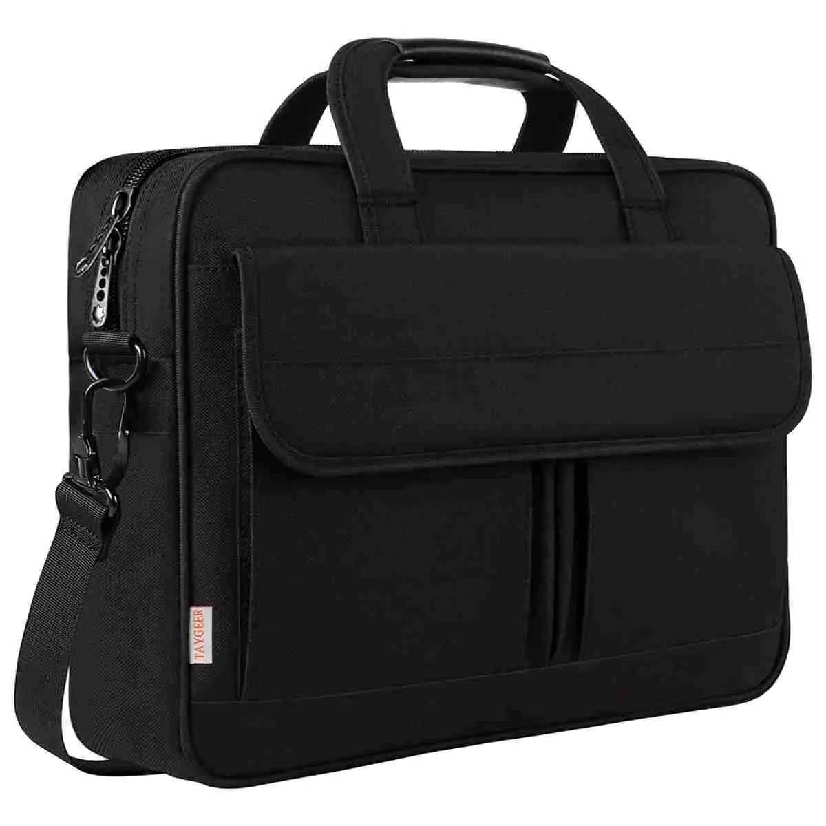 GENERICO - Maletín Portafolio Para Laptop De 15.6 In Hombre Impermeable Y Acolchado Maletin para Laptop NEGRO BELUG