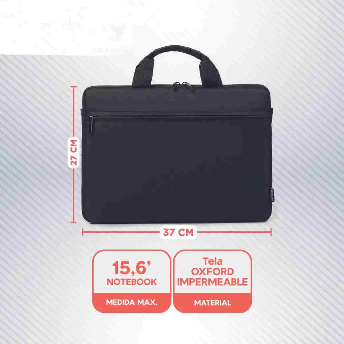 GENERICO - Bolso Funda Cobertor Notebook 15,6 Portátil Color Negro BELUG