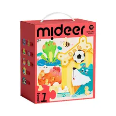 MIDEER - Puzzle Progresivo Nuestro Hogar 8 en 1 Nivel 1