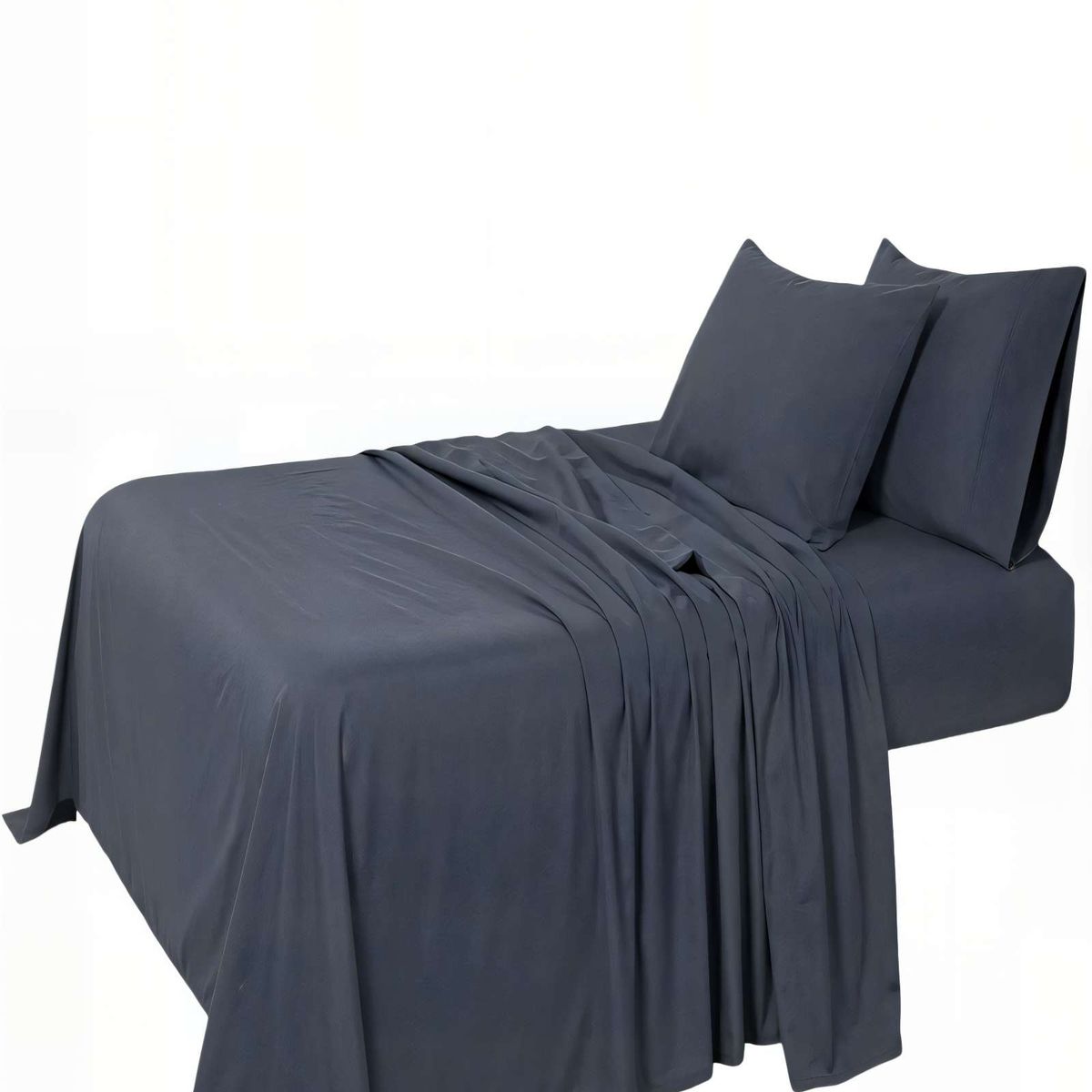 GENERICO - PACK DE SABANA 200 HILOS KING COLOR GRIS