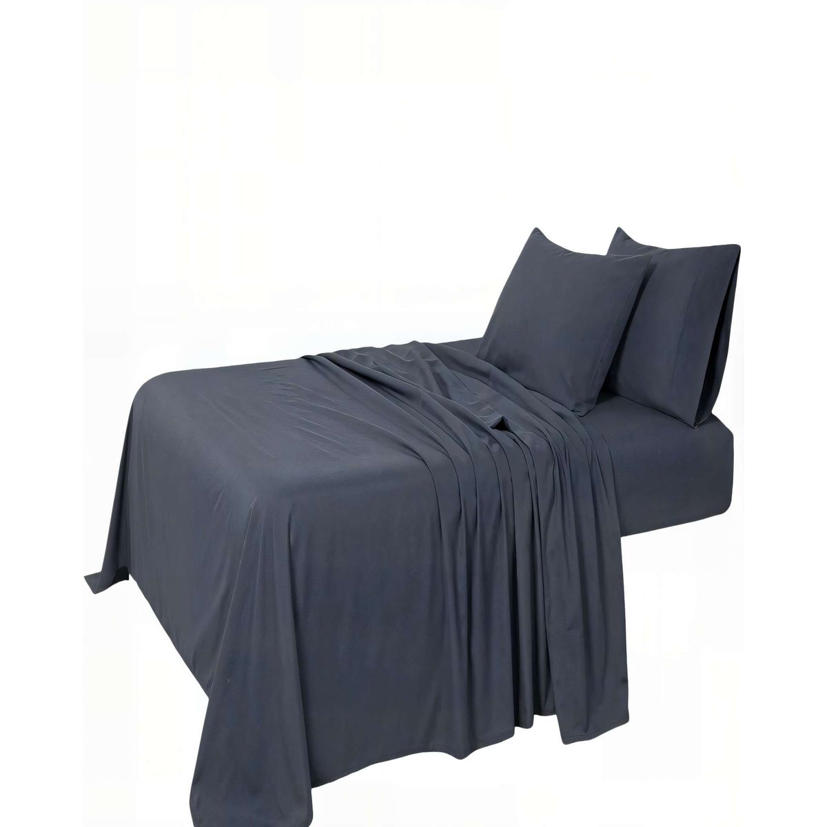 GENERICO - PACK DE SABANA 200 HILOS KING COLOR GRIS