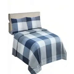 GENERICO - PACK DE SABANA POLAR 2 PLAZAS CON DISEÑO 1