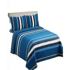 GENERICO - PACK DE SABANA POLAR 2 PLAZAS CON DISEÑO 2