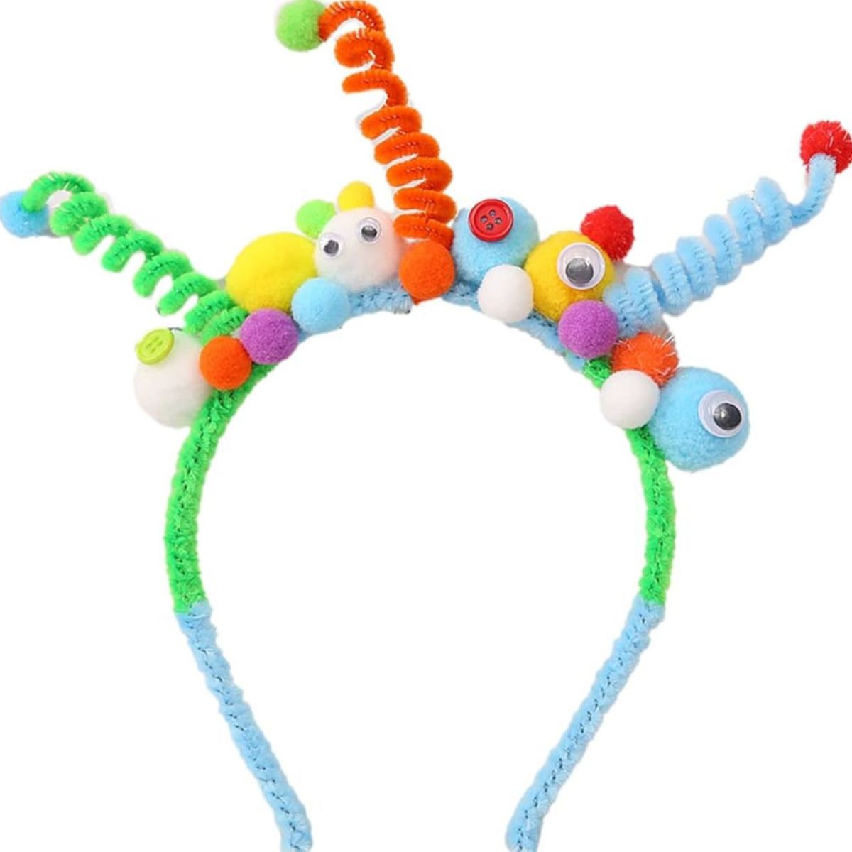 GENERICO - Kit Manualidades Escolar Para Peinados Locos Niños