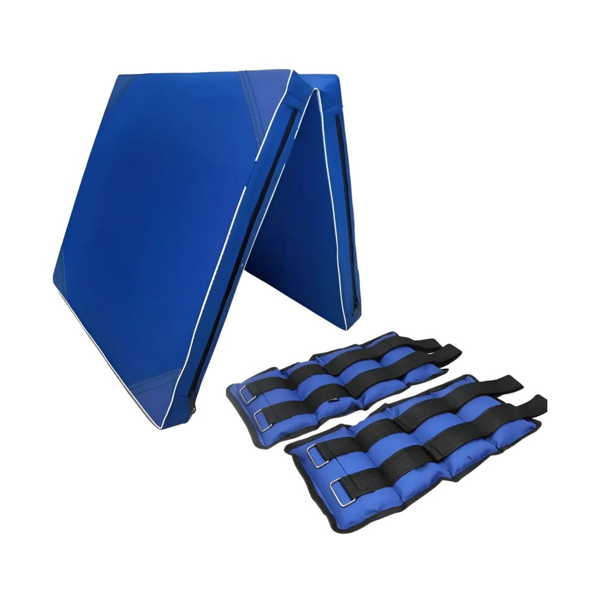 GENERICO - Pack Colchoneta Deportiva Plegable + Tobilleras 4 kg