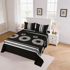 GENERICO - Juego De Sabanas Genericas Super King + 2 Fundas De Almohada - Multicolor - Super King
