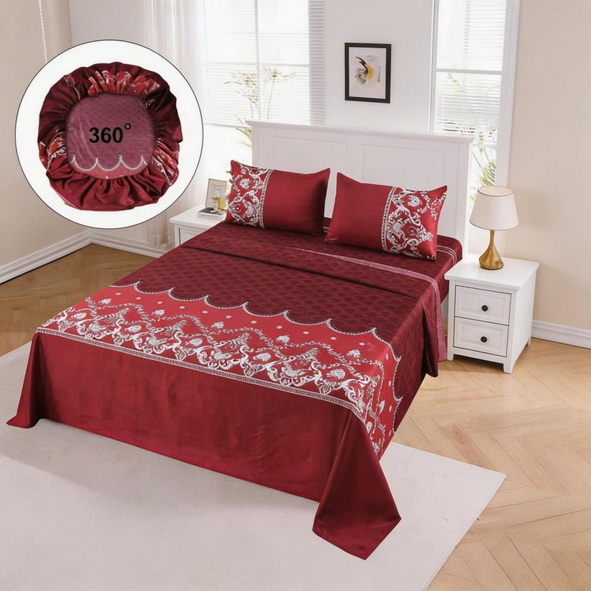 GENERICO - Juego De Sabanas Genericas De 1 Plaza + 1 Funda De Almohada - Multicolor - 1 Plaza