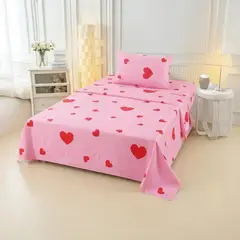 GENERICO - Juego De Sabanas Genericas De 1 Plaza + 1 Funda De Almohada - Multicolor - 1 Plaza
