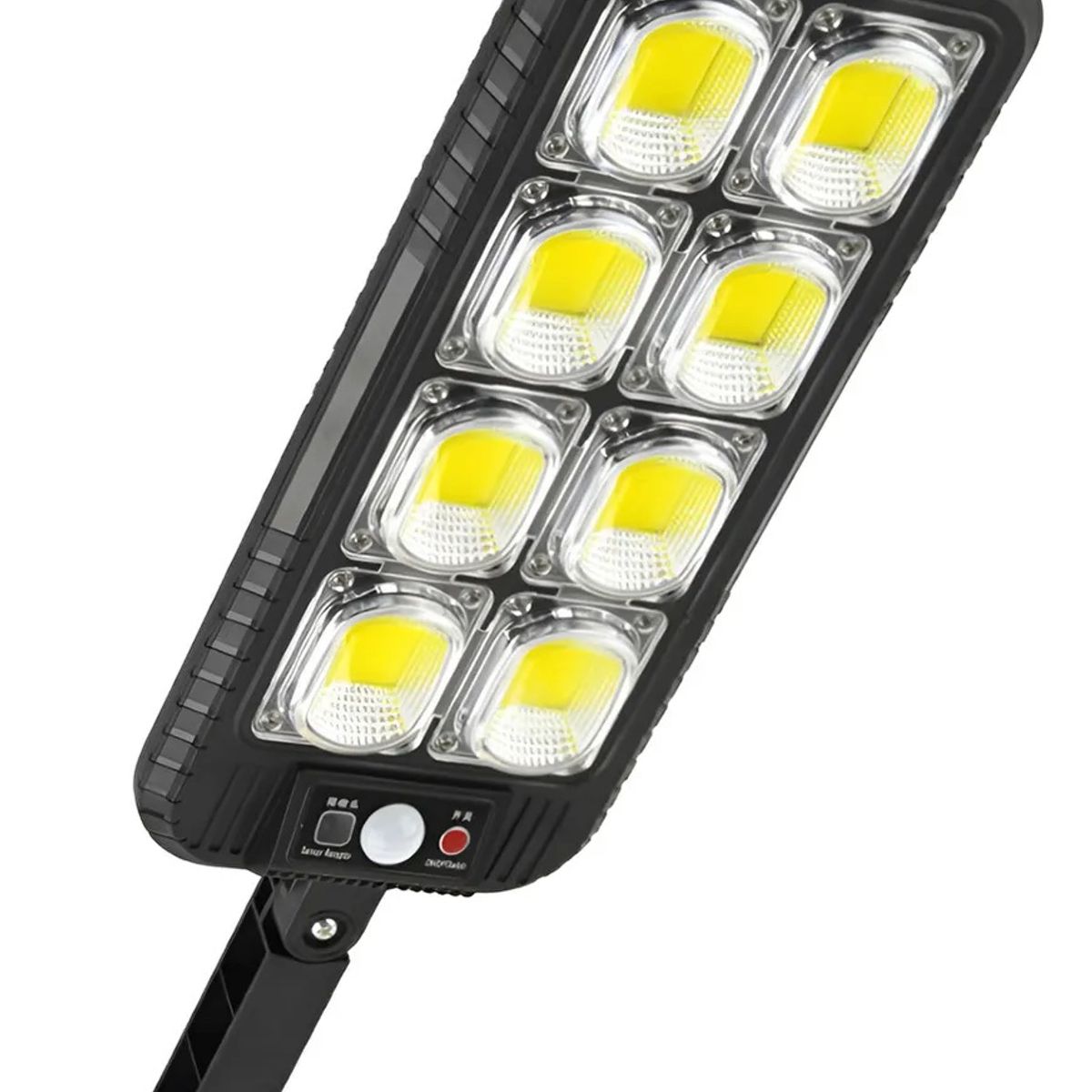 GENERICO - Lámpara Foco Solar Exterior 8 Luces De 200 Led Hogar