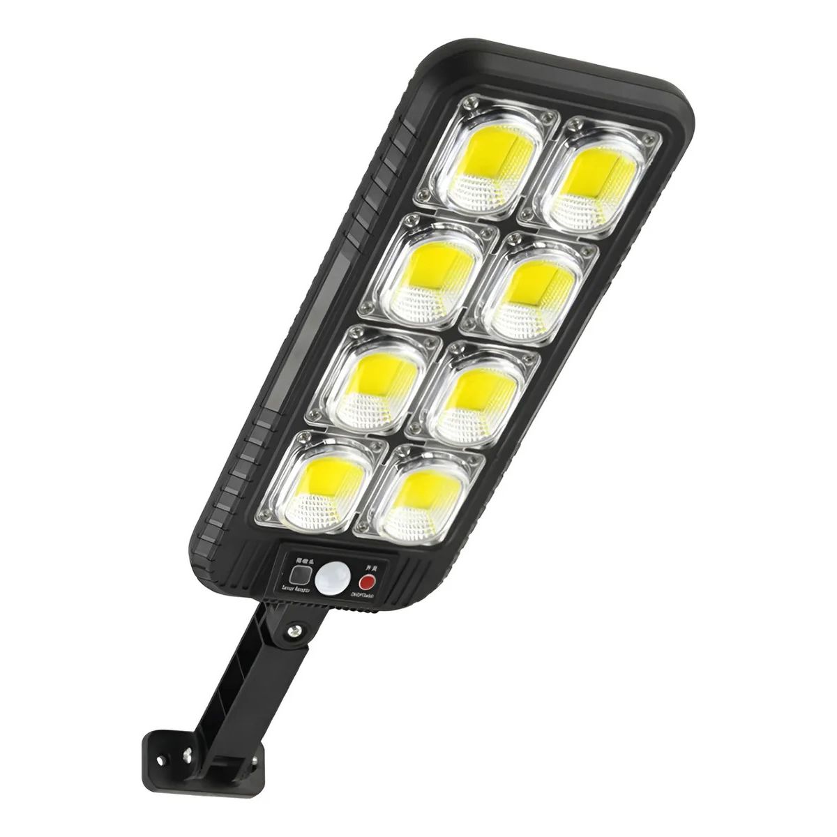 GENERICO - Lámpara Foco Solar Exterior 8 Luces De 200 Led Hogar