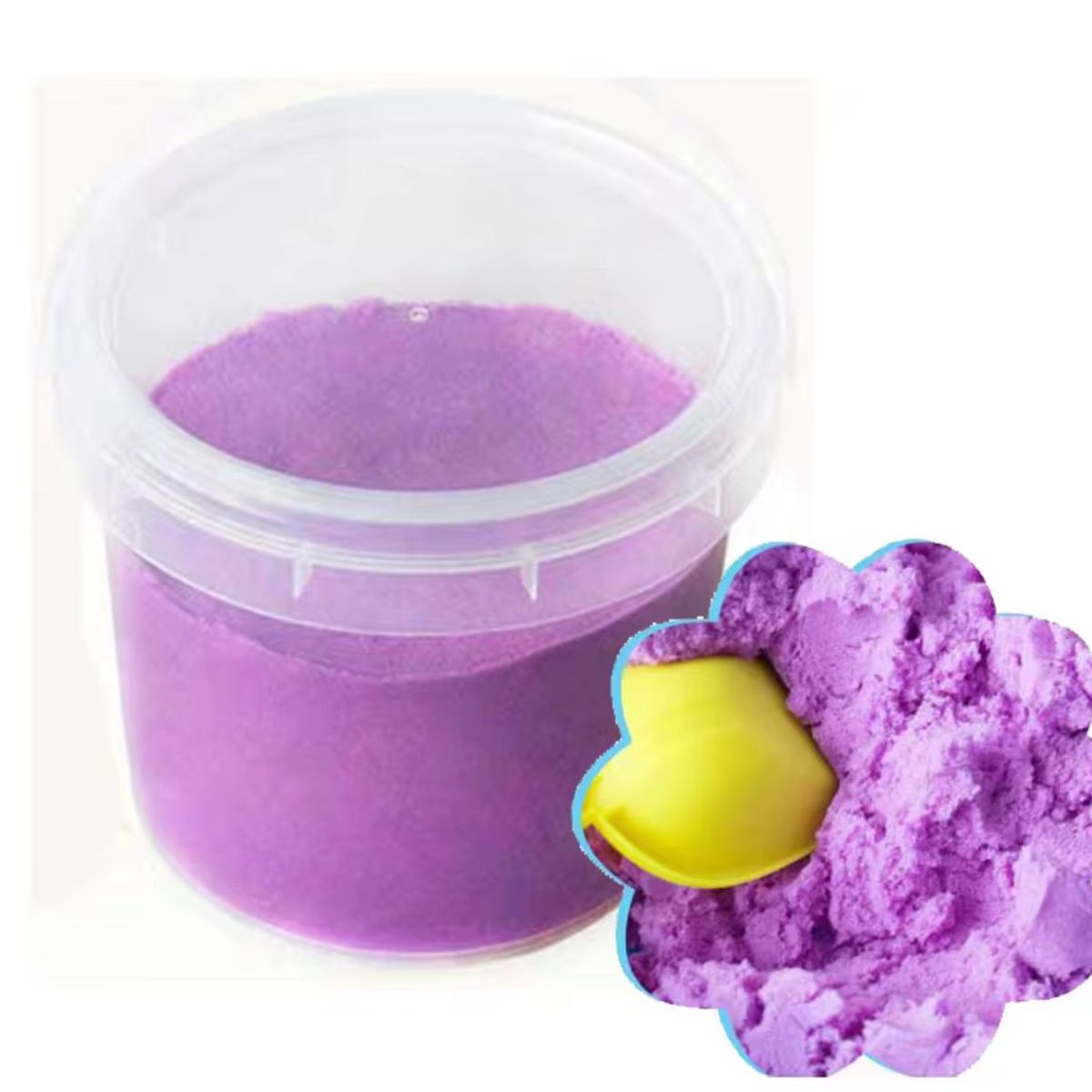 GENERICO - Arena Kinética 500g Con Moldes Juego Sensorial Niños