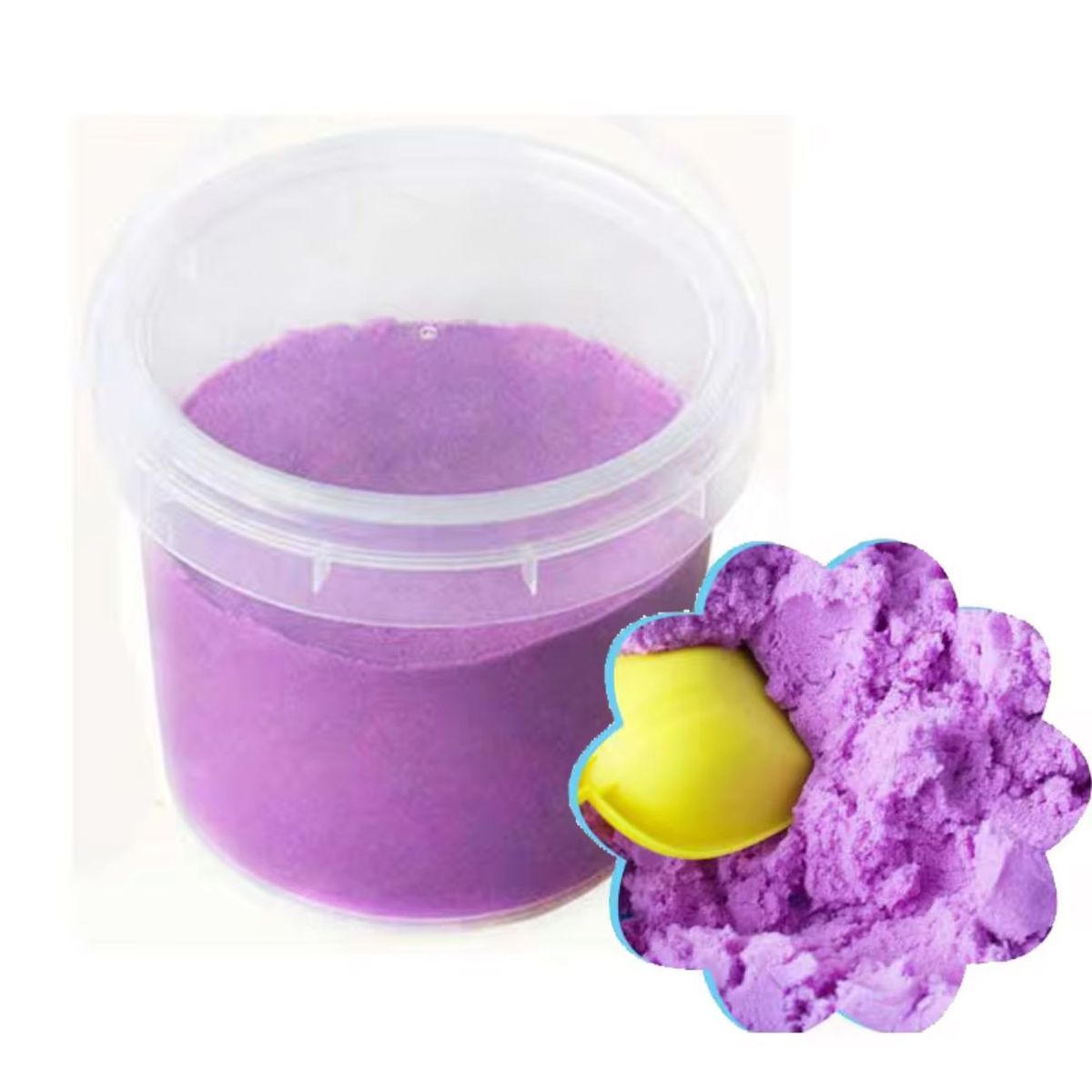 GENERICO - Arena Kinética 500g Con Moldes Juego Sensorial Niños