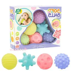 GENERICO - Set 6 Pelotas Sensoriales Aprendizaje Juego Para Bebé