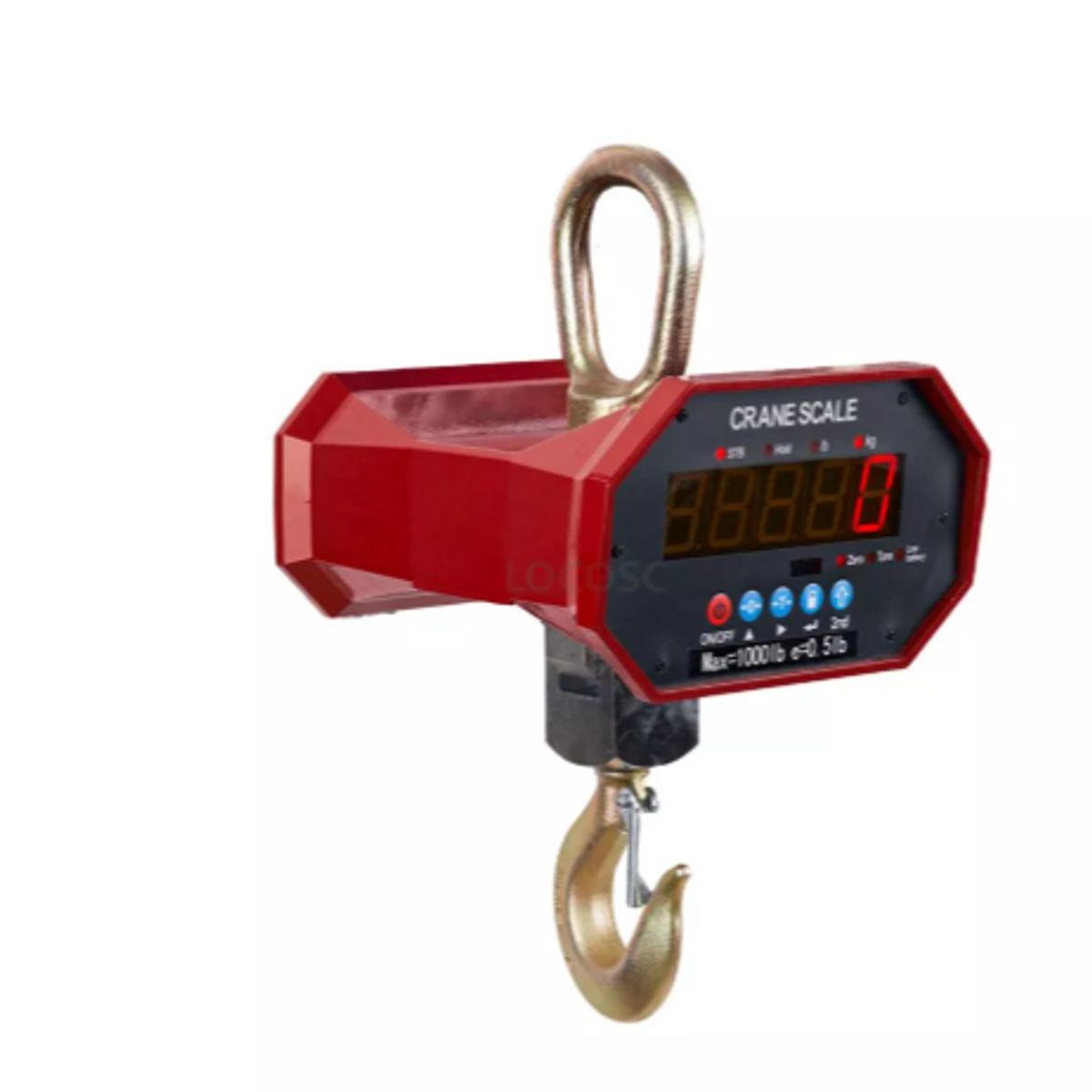GENERICO - DINAMOMETRO ALUMINIO HEAVY DUTY CON LED A BATERIA CAPACIDAD 5TON CON CONTROL REMOTOLP7650