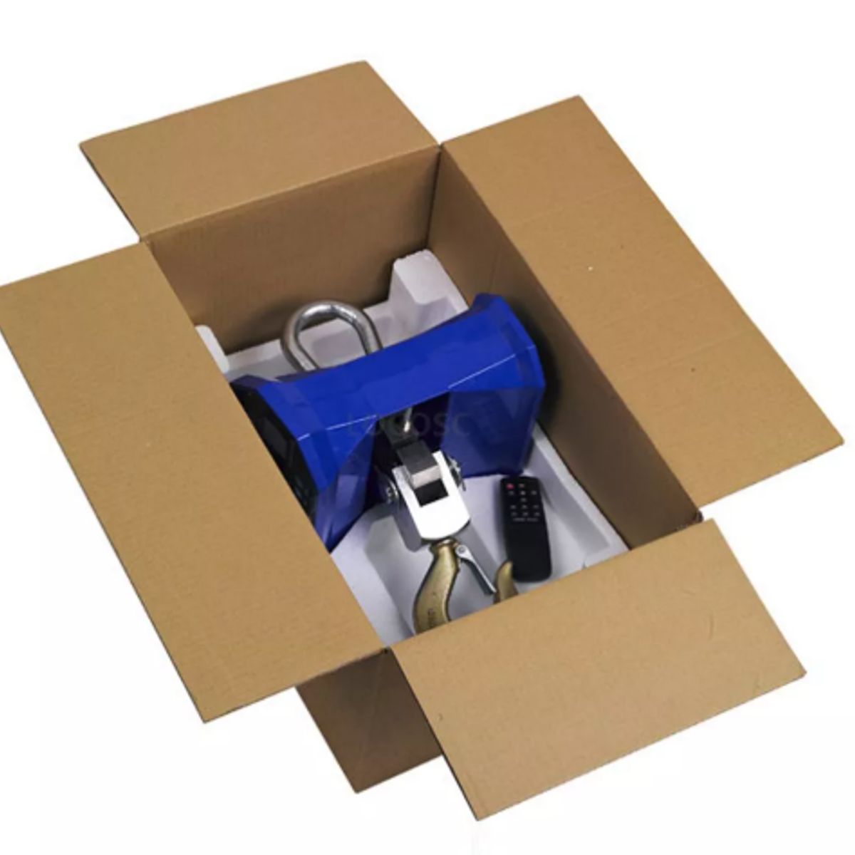 GENERICO - DINAMOMETRO ALUMINIO HEAVY DUTY CON LED A BATERIA CAPACIDAD 5TON CON CONTROL REMOTOLP7650