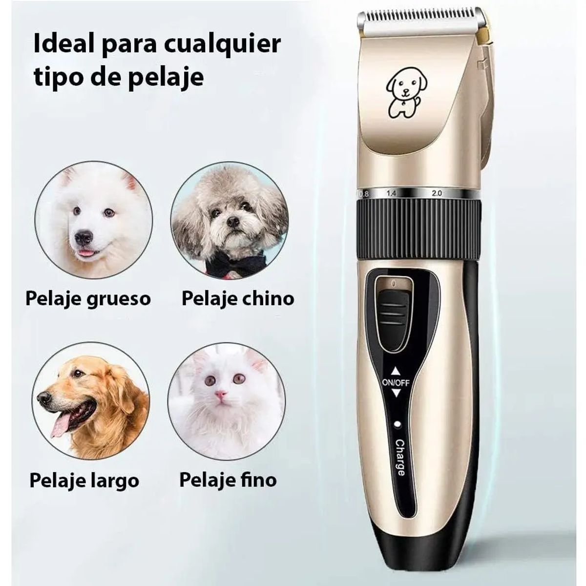 GENERICO - MAQUINA DE AFEITAR MASCOTAS PORTATIL RECARGABLE