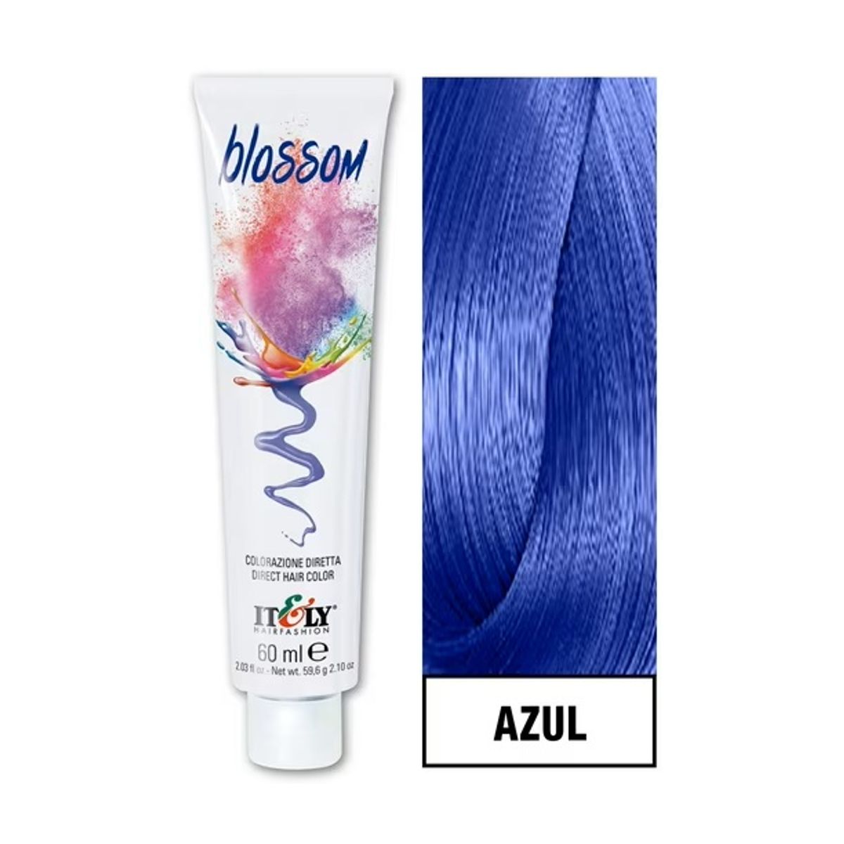 GENERICO - Tintura Itely Blossom Coloración Fantasía 60ml Azul
